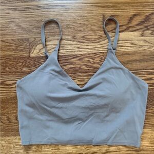 Athleta Elation V-Neck Crop Top Pyrite